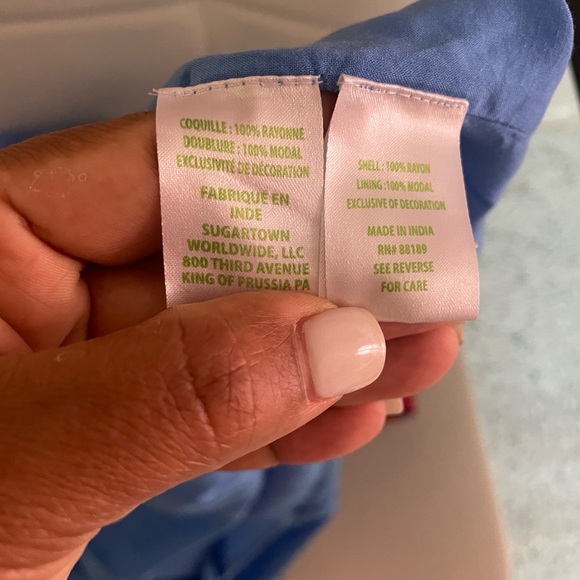 Lilly Pulitzer Blue Mini Dress with Ruffle Sleeves - Picture 5 of 13